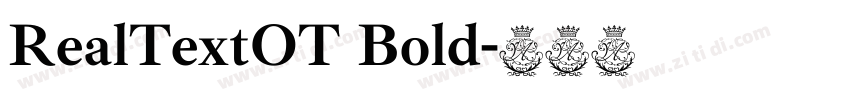RealTextOT Bold字体转换 RealTextOT Bold字体转换